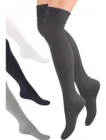 Dámske hladké podkolienky 076 Tmavo šedá - Steven Dámske hladké podkolienky 076 Tmavo šedá - Steven