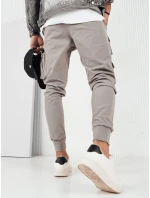 Pánske bojové nohavice šedé FashionStreet UX4156