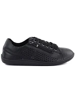 Gino Fabiani OL38-6 dámske čierne kožené topánky naboso a na šnurovanie Gino Fabiani OL38-6 dámske čierne kožené topánky naboso a na šnurovanie