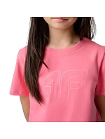 Dievčenské tričko 4F F3004 ružové 4FJWSS26TTSHF3004 54S