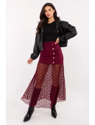 Čipková sukňa model 221593 Taliansko Moda Čipková sukňa model 221593 Taliansko Moda