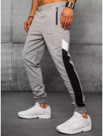 FashionStreet pánske svetlosivé tepláky UX3199