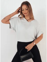 MAUD dámske tričko sivé FashionStreet RY2338 MAUD dámske tričko sivé FashionStreet RY2338