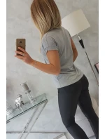 Limitovaná edícia blúzky šedá