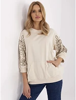 Blúzka RV BL A367 1.18P svetlo béžová