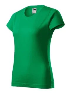 Základné tričko stredne zelené