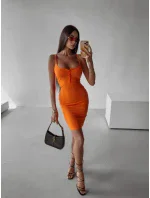 Dámske šaty 279133 pomarančové - Ola Voga