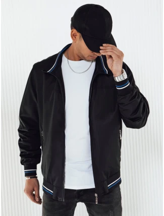 Pánska prechodná bunda čierna FashionStreet TX4675