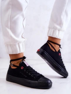 Klasyczne Trampki Cross Jeans JJ2R4019C Czarne