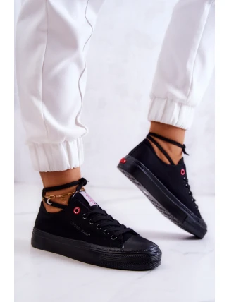 Klasyczne Trampki Cross Jeans JJ2R4019C Czarne
