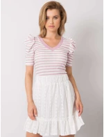 Blúzka FN BZ 4591.06P bielo-ružová