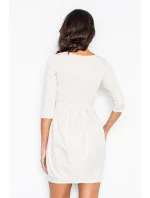 Šaty Melania M122 béžovej - Figl