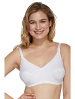 Dámska dojčiaca podprsenka Mama Basic Milky Biela - Mitex Dámska dojčiaca podprsenka Mama Basic Milky Biela - Mitex
