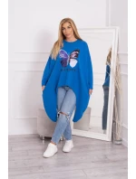 Oversize blúzka s potlačou nevädze