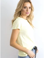 Tričko RV TS 4623.93 svetlo žltá