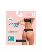 Dámske nohavičky ZERO z mikrovlákna 2.0 Hipstring 2P - BLACK - čierna 0004 - SLOGGI Dámske nohavičky ZERO z mikrovlákna 2.0 Hipstring 2P - BLACK - čierna 0004 - SLOGGI