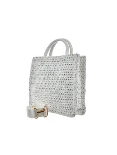 Torebka Z Plecionką Big Star NN574115 Biała