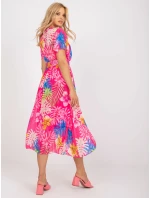 Šaty DHJ SK 11331 4.99 tmavo ružová