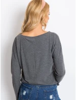 Blúzka RV BZ 5122.04P tmavo šedá