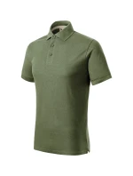 Pánske khaki polo tričko Prime (GOTS)