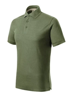 Pánske khaki polo tričko Prime (GOTS)