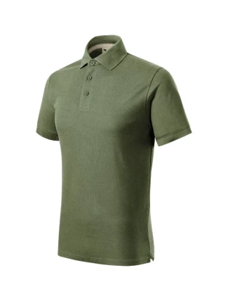 Pánske khaki polo tričko Prime (GOTS)