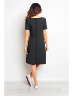 Denné šaty model M073 tmavomodré - Infinite You Denné šaty model M073 tmavomodré - Infinite You