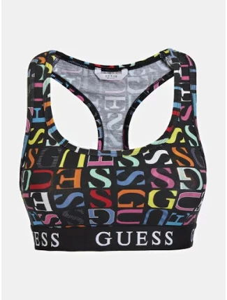 Podprsenka športová bralette O02C14JR06B - F76E viacfarebná - Guess Podprsenka športová bralette O02C14JR06B - F76E viacfarebná - Guess