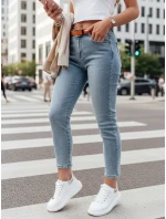 Dámske džínsové nohavice slim fit CURVITA modré FashionStreet UY2471 Dámske džínsové nohavice slim fit CURVITA modré FashionStreet UY2471