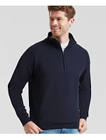 Fruit of the Loom Classic Zip-Neck Sweat Mikina so zipsom na 1/4 dĺžky 16.2114 heather grey Fruit of the Loom Classic Zip-Neck Sweat Mikina so zipsom na 1/4 dĺžky 16.2114 heather grey