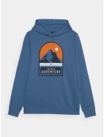 Chlapčenská mikina 4F - modrá Chlapčenská mikina 4F - modrá