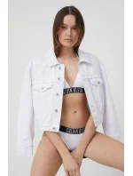 Dámske plavkové nohavičky KW0KW01859 YCD White - Calvin Klein Dámske plavkové nohavičky KW0KW01859 YCD White - Calvin Klein