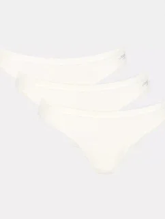 Dámske bavlnené nohavičky GO Daily Mini 3P - WHITE - biela 00GZ - SLOGGI