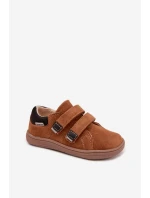 Kožené Sandály Barefoot Dětské Bartek 8600363 Světle hnědé