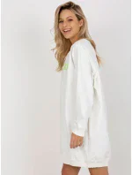 Mikina VI BL 3212.15X bielo-zelená