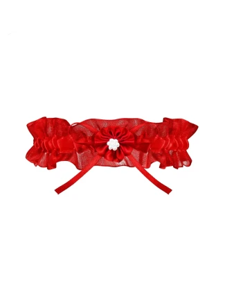 Dámske podväzky PW-108 Fargo Red - Julimex Dámske podväzky PW-108 Fargo Red - Julimex