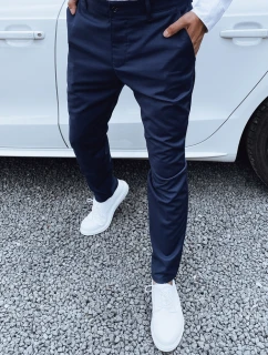 Pánske tmavomodré nohavice FashionStreet UX4411
