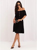 Šaty D73761M30244B1, čierne Šaty D73761M30244B1, čierne