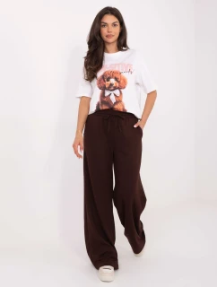 Tepláky RV DR A611.52 tmavohnedé