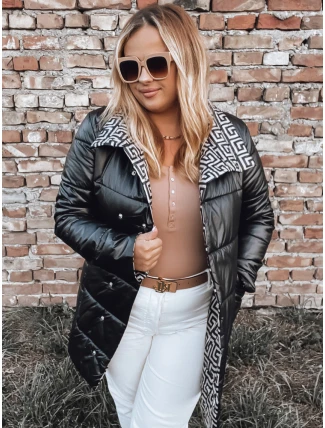 Dámska prešívaná bunda VETIS black FashionStreet TY2978