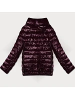 Ľahko zateplená obojstranná tmavofialová bunda Goodlookin (P21-7213/7212-295)
