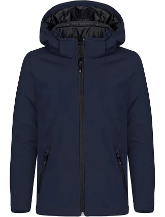 Clique Padded Hooded Softshell Junior Detská zateplená softshellová bunda s kapucňou 67.0906 tmavomodrá Clique Padded Hooded Softshell Junior Detská zateplená softshellová bunda s kapucňou 67.0906 tmavomodrá