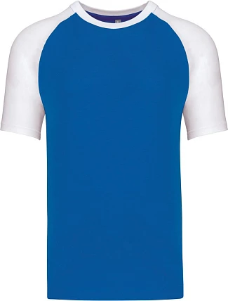 Kariban K 330 Bejzbalové tričko 20.K330 aqua blue/white Kariban K 330 Bejzbalové tričko 20.K330 aqua blue/white