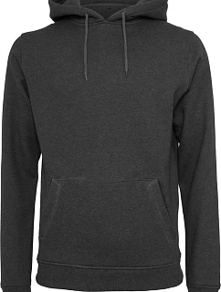 Build your Brand BY 011 Mikina s kapucňou z hustej bavlny 56.0011 charcoal