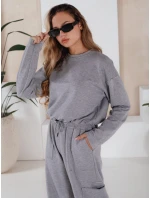 Dámske tepláky CHARM light grey FashionStreet AY0958