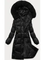 Prešívaná zimná bunda S'west black (B8266-1)