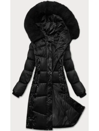 Prešívaná zimná bunda S'west black (B8266-1)