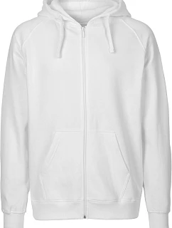 Neutral O 63301 Pánska mikina s kapucňou z bio bavlny 77.6331 biela