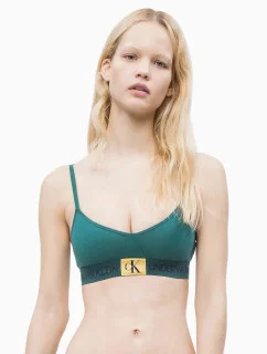 Podprsenka bez kostice QF4919E-ZAY zelená - Calvin Klein