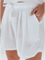 Dámske šortky RELAX TIME white FashionStreet SY0462 Dámske šortky RELAX TIME white FashionStreet SY0462